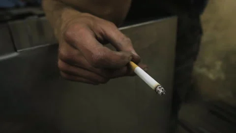 Cigarette with smoke Stock Footage 278179776