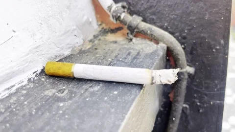 Cigarette smoke Stock Footage 329141368