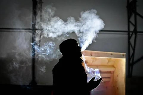 Cigarette Smoke Stock Photos