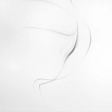 Cigarette smoke waves Stock Illustration