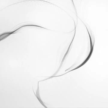 Cigarette smoke waves Stock Illustration
