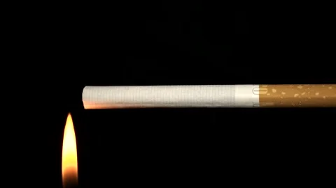 Cigarette smolders until the end Stock Footage 54707997