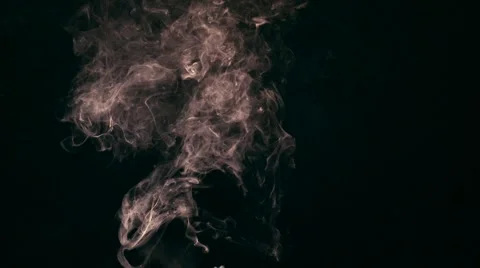 Cigarette Snoke on Black Stock Footage 44432447