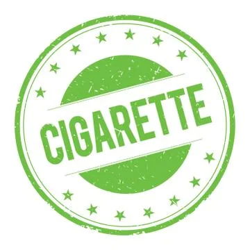 CIGARETTE stamp sign Stock Illustration