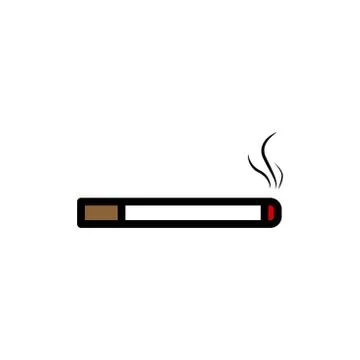 Cigarettes vector graphic design illustration Stock Illustration