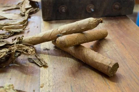 Cigars in Cuba Stock Photos