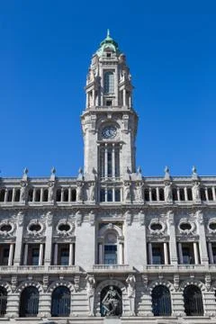 Ciity hall of Porto Foto stock
