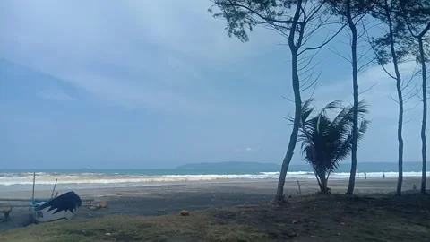 Cilacap sea view Vídeos de archivo 243694811