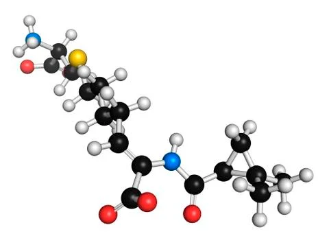 Cilastatin molecule Stock Illustration