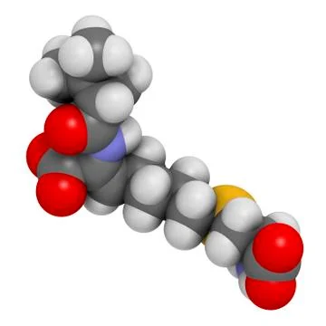Cilastatin molecule Stock Illustration