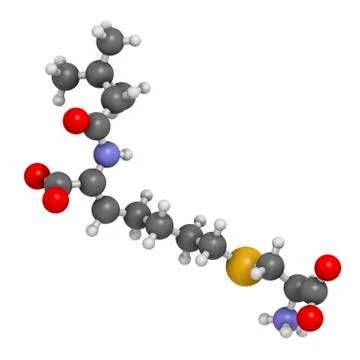 Cilastatin molecule Stock Illustration