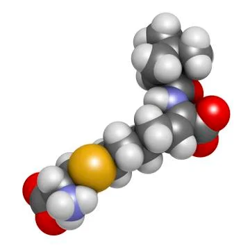 Cilastatin molecule Stock Illustration