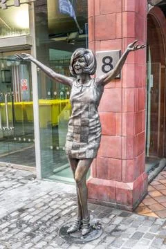 Cilla Black statue in front of The Cavern, Liverpool, England Stock Photos
