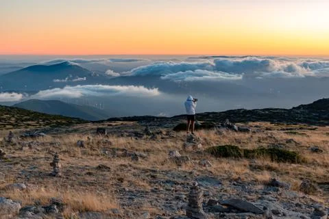 Cima da Serra da Estrela, Portugal Stock Photos