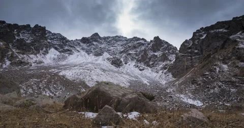 Cimbulak Mountains, timelapse Video stock 218570332