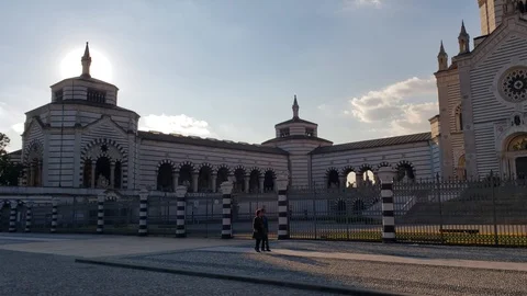 Cimitero Monumentale Stock Footage 122240597