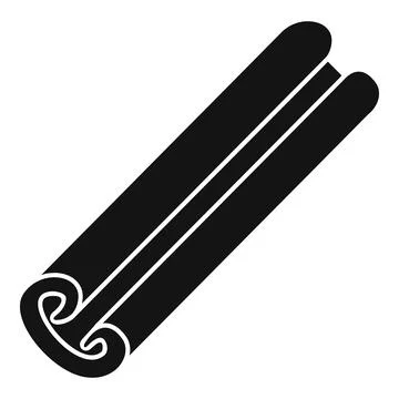 Cinamon roll icon simple vector. Cinnamon stick Stock-Illustration