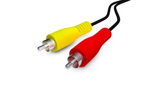 Cinch plugs Stockillustratie