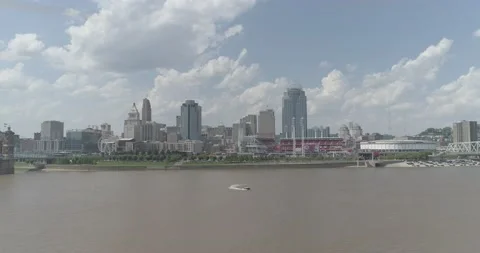 Cincinnati log drone Stock Footage 156305427