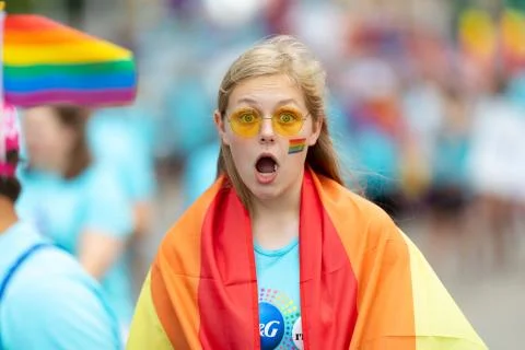 Cincinnati Pride Parade Foto stock