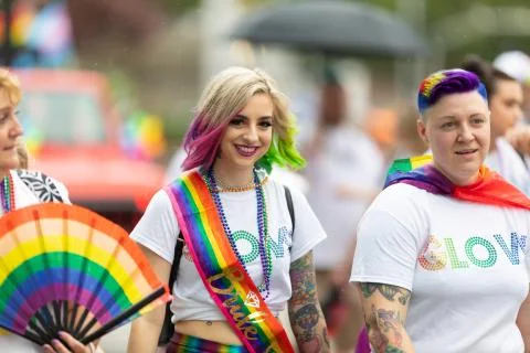 Cincinnati Pride Parade Stock Photos