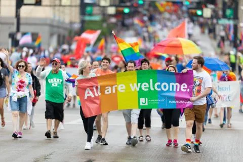 Cincinnati Pride Parade Stock Photos