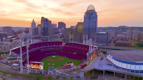 Cincinnati Reds Stadium Stock Footage 245318338