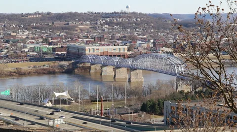 Cincinnati Skyline Stock-Footage 36206864