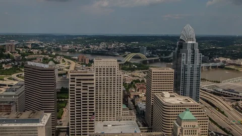 Cincinnati Skyline Timelapse Vidéo 113015363