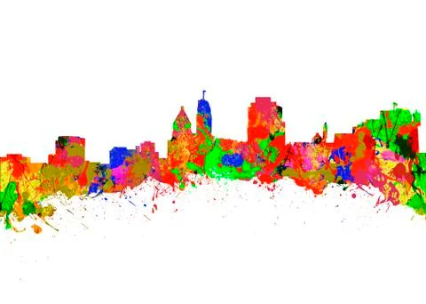 Cincinnati USA Stock Illustration