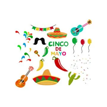 Cinco De Mayo 3 Stock Illustration