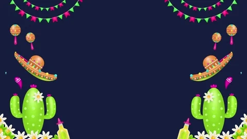 Cinco de Mayo 3d vector Background Design. Perfect for Mexican Celebrations Stockbeeldmateriaal 240390875