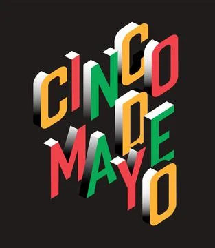 Cinco de Mayo abstract poster Vector イラスト素材