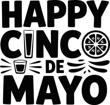Cinco de Mayo Celebration Vector Graphics Collection for mexico holiday Stock Illustration