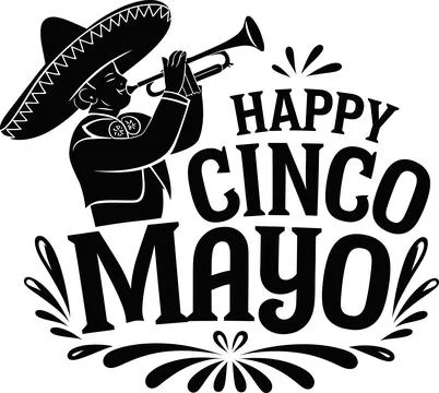Cinco de Mayo Celebration Vector Graphics Collection for mexico holiday Stock Illustration