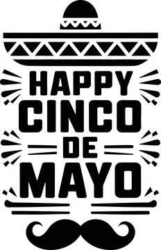 Cinco de Mayo Celebration Vector Graphics Collection for mexico holiday Stock Illustration