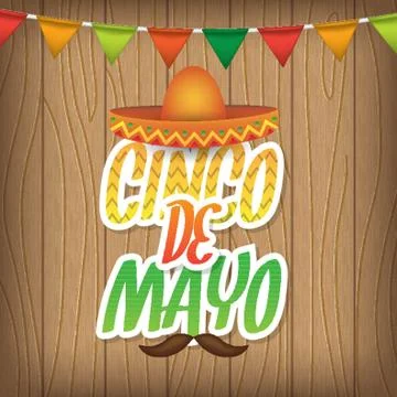 Cinco De Mayo Design Stock-Illustration
