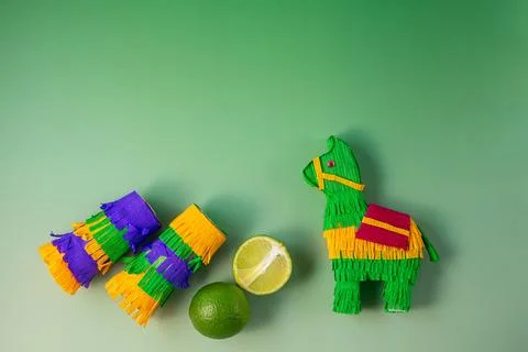 Cinco de Mayo flatlay Stock Photos