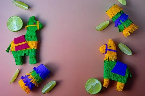 Cinco de Mayo flatlay Stock Photos