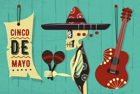 Cinco de mayo Stock Illustration