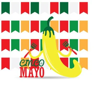 Cinco de mayo Stock Illustration