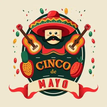 Cinco de Mayo Stock Illustration
