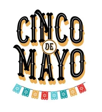 Cinco de Mayo - May 5, federal holiday in Mexico. Fiesta banner and poster de Stock Illustration