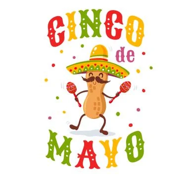 Cinco de mayo poster Stock Illustration