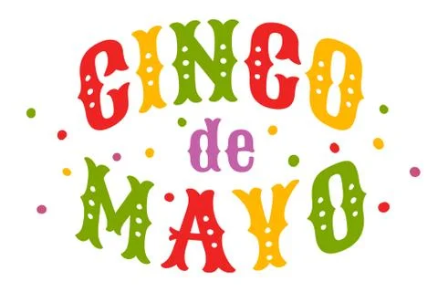 Cinco de mayo poster Stock Illustration