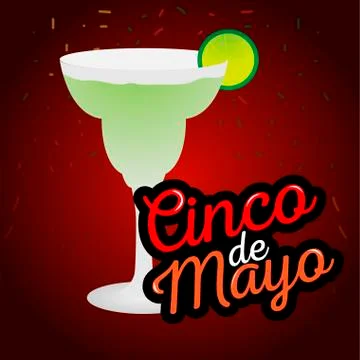 Cinco de mayo template Stock Illustration