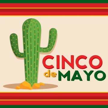 Cinco de mayo template Stock Illustration