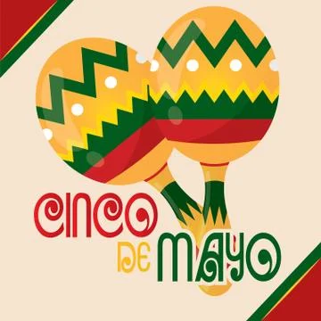 Cinco de mayo template Stock Illustration