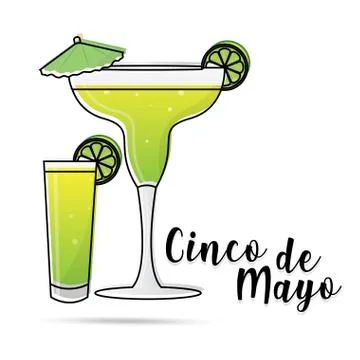 Cinco de mayo template Stock Illustration