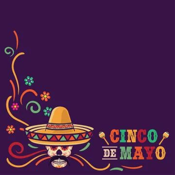 Cinco de Mayo vector illustration, May 5 Stock Illustration